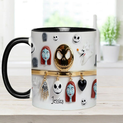 The Couple Nightmare Mug - Personalized Couple Accent Mug