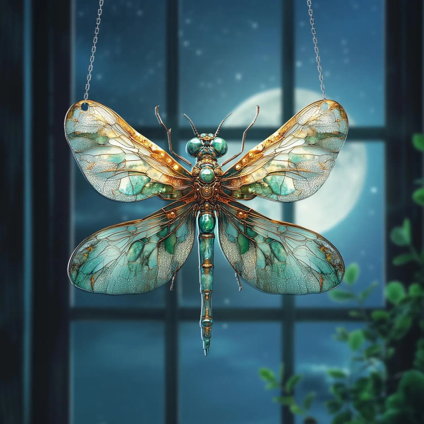 Dragonfly Window Hanging, Acrylic Window Hanging