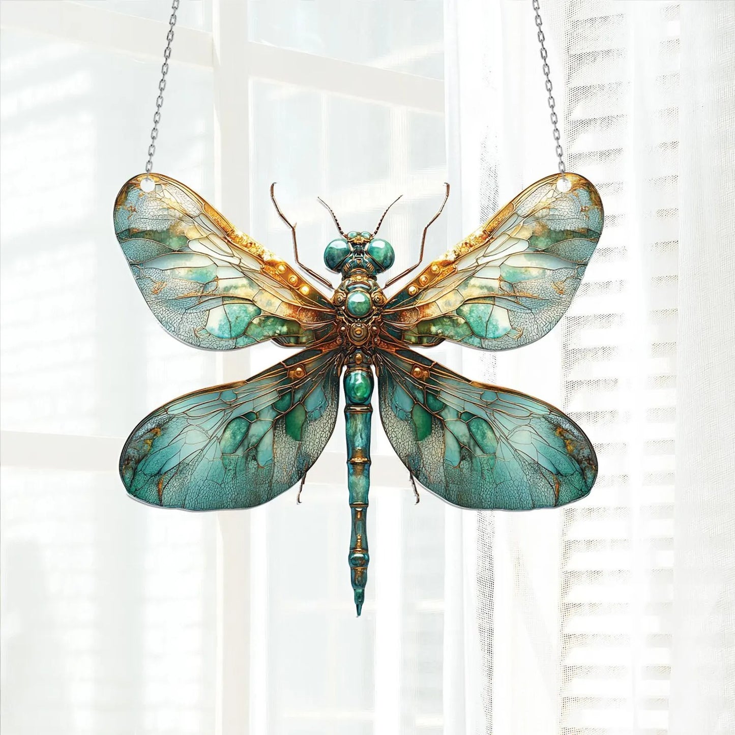 Dragonfly Window Hanging, Acrylic Window Hanging