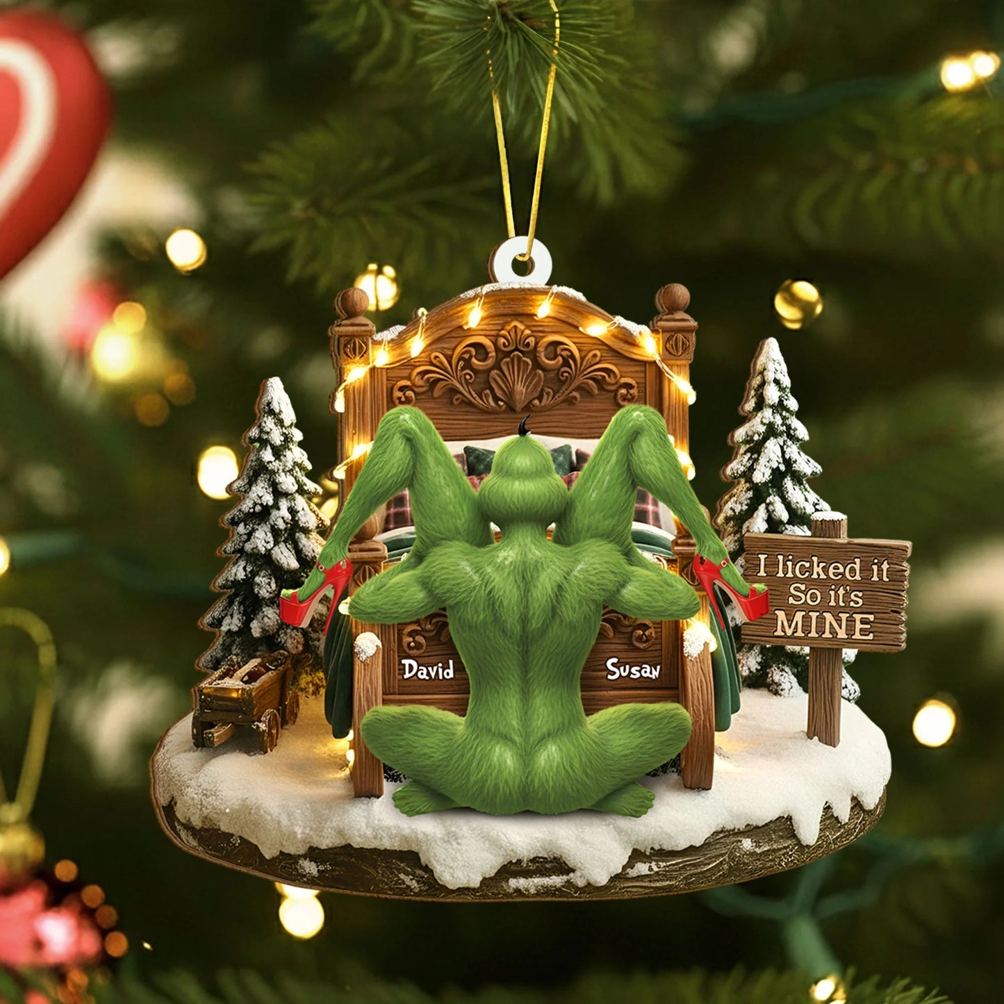 Couple Ornament Christmas - Personalized Christmas Gifts