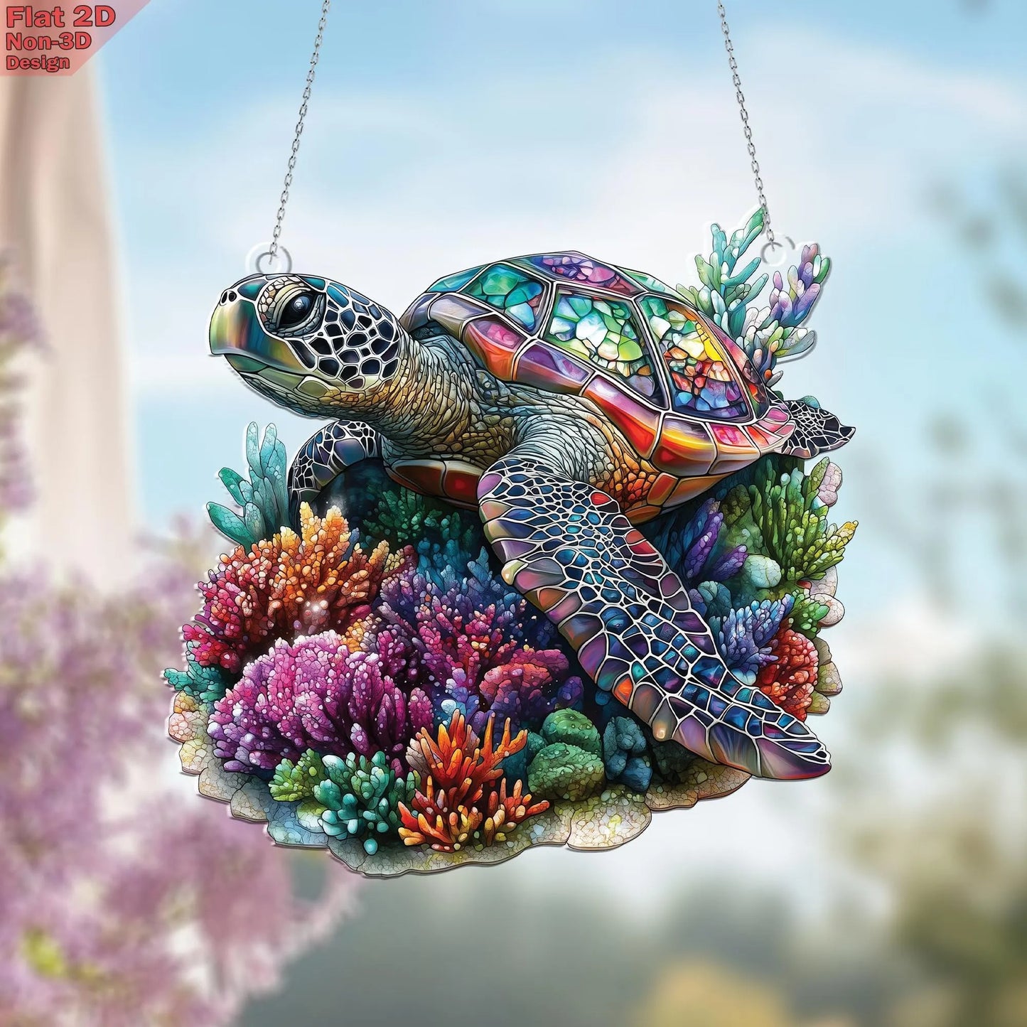 Turtle Love - Personalized Acrylic Window