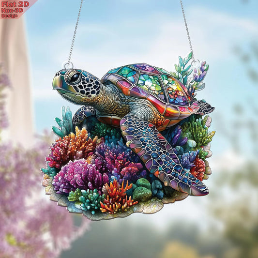 Turtle Love - Personalized Acrylic Window