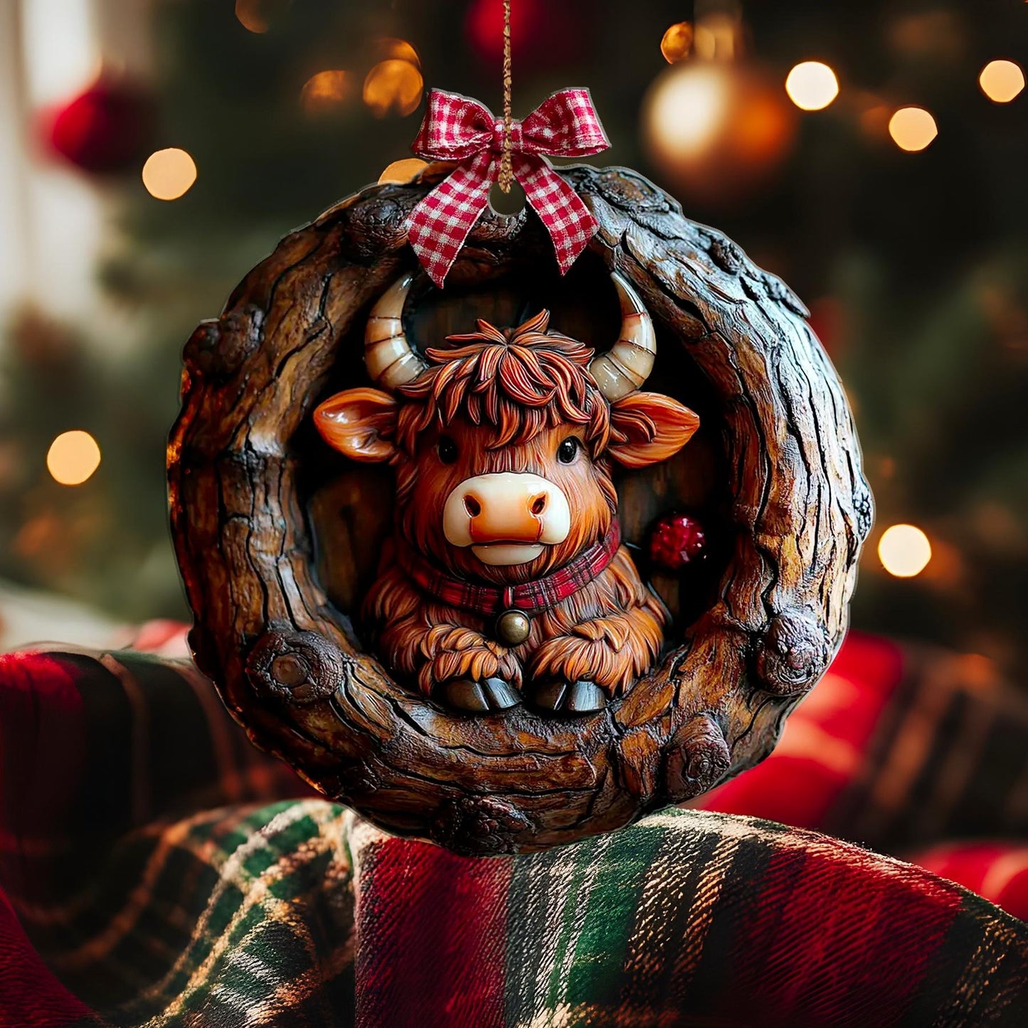 Highland Cow Ornament
