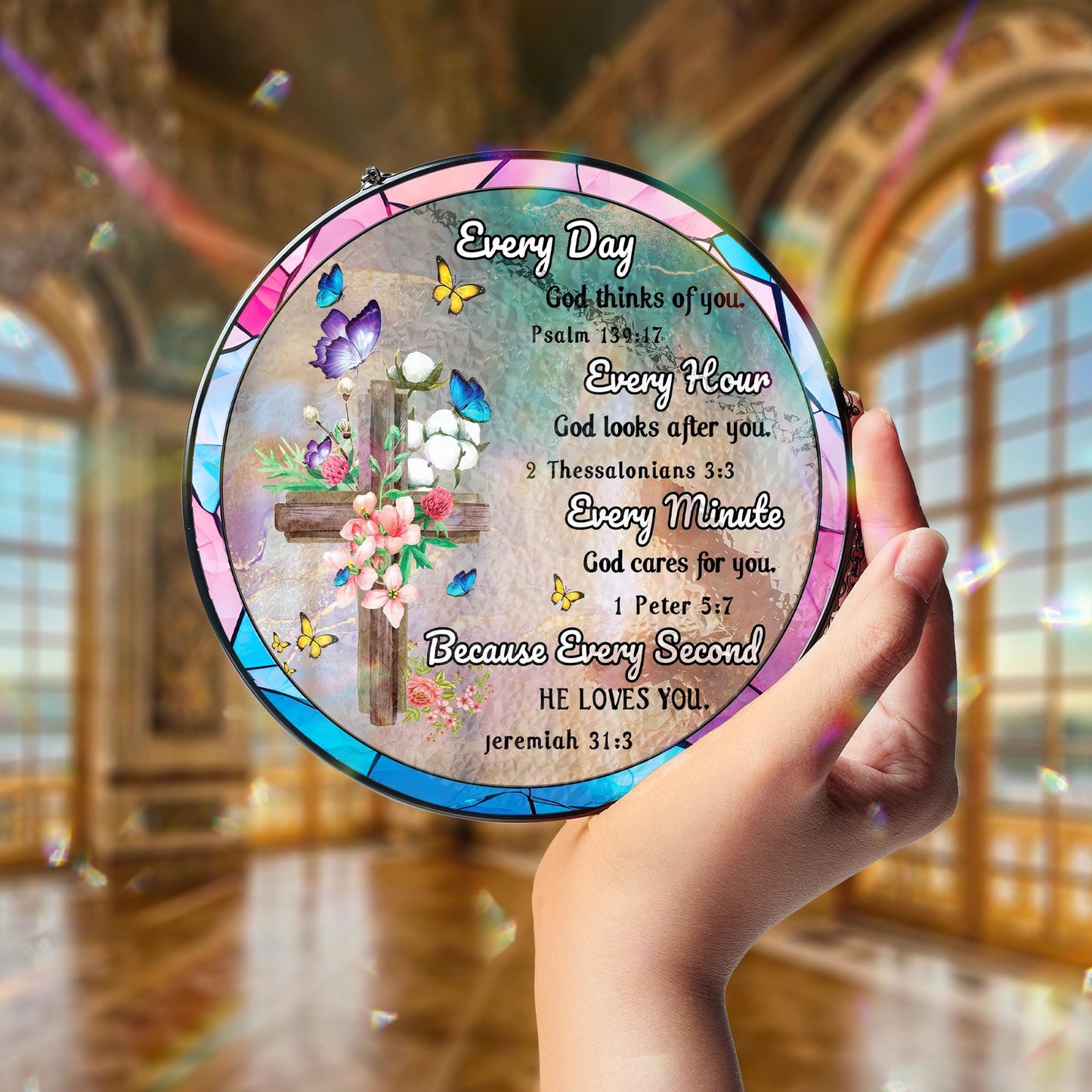 Christian Gifts Stained Glass Suncatcher