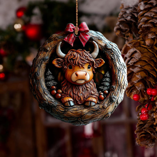 Highland Cow Ornament
