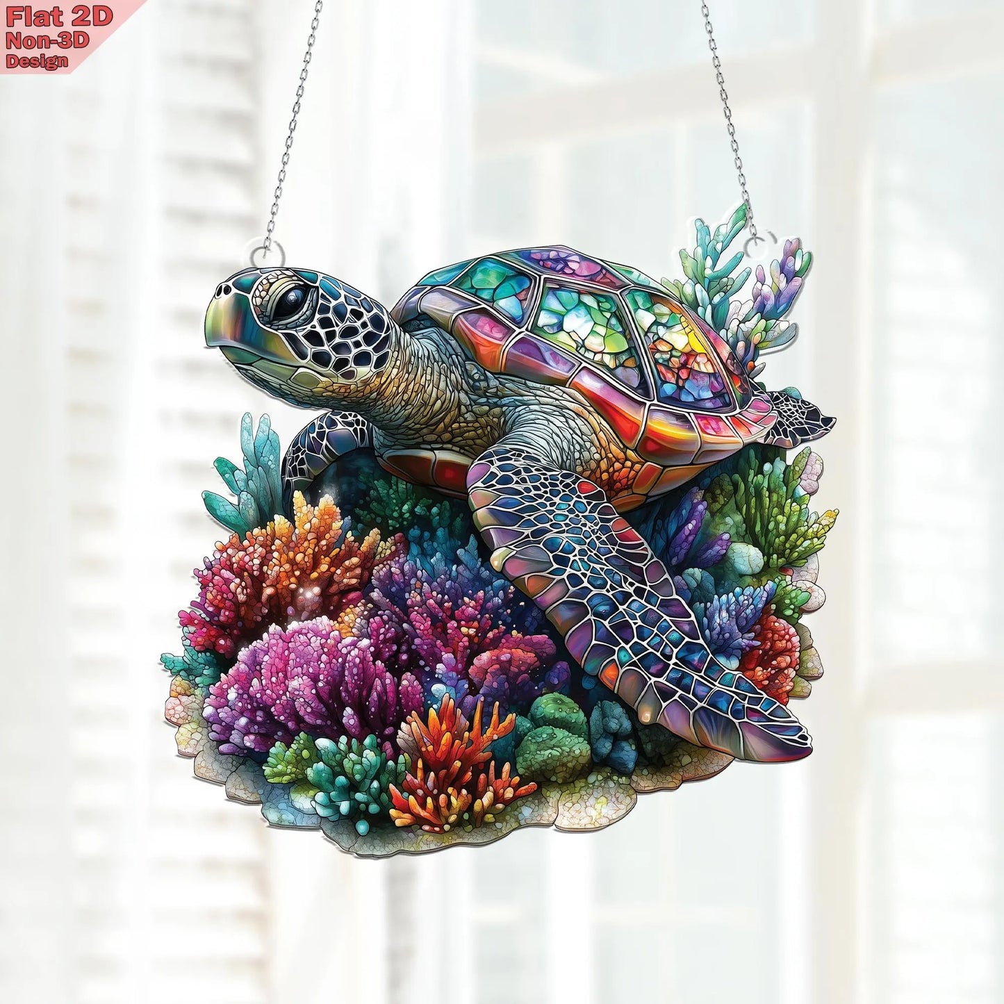 Turtle Love - Personalized Acrylic Window