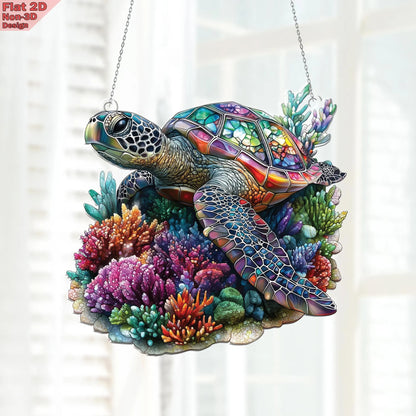 Turtle Love - Personalized Acrylic Window