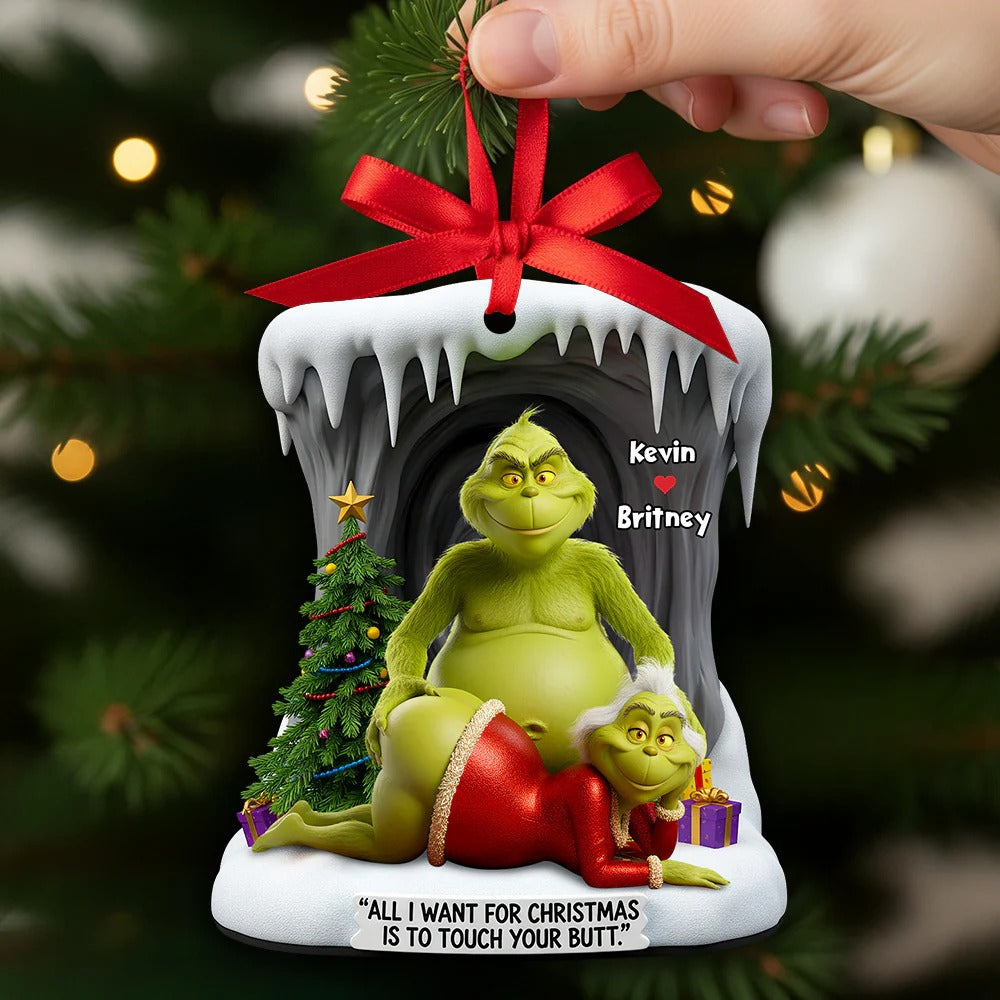 Personalized Gifts For Funny Old Couple Christmas Ornament