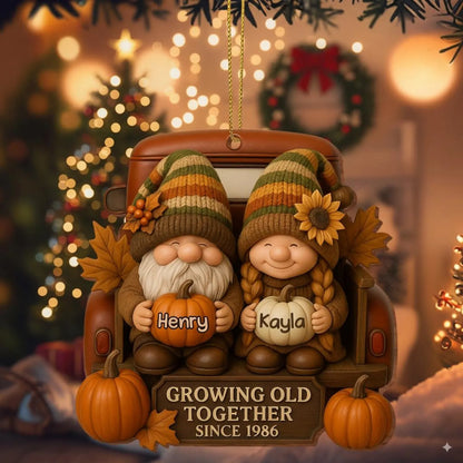 Gnome Wedding Ornament