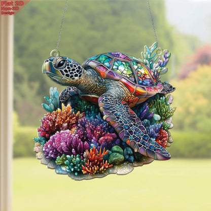 Turtle Love - Personalized Acrylic Window