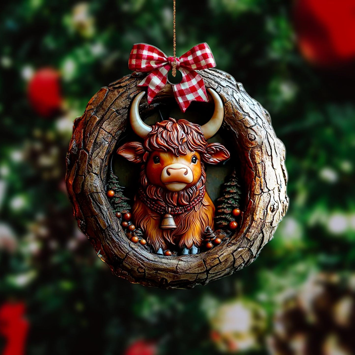 Highland Cow Ornament