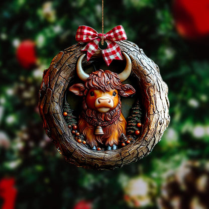 Highland Cow Ornament