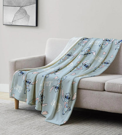 Personalized Watercolor Blanket