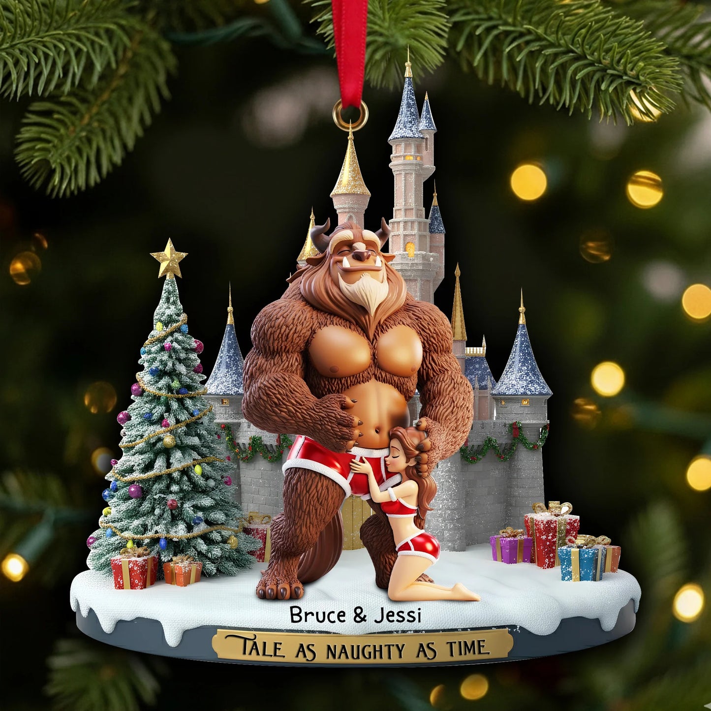 Personalized Gifts For Couple Christmas Ornament