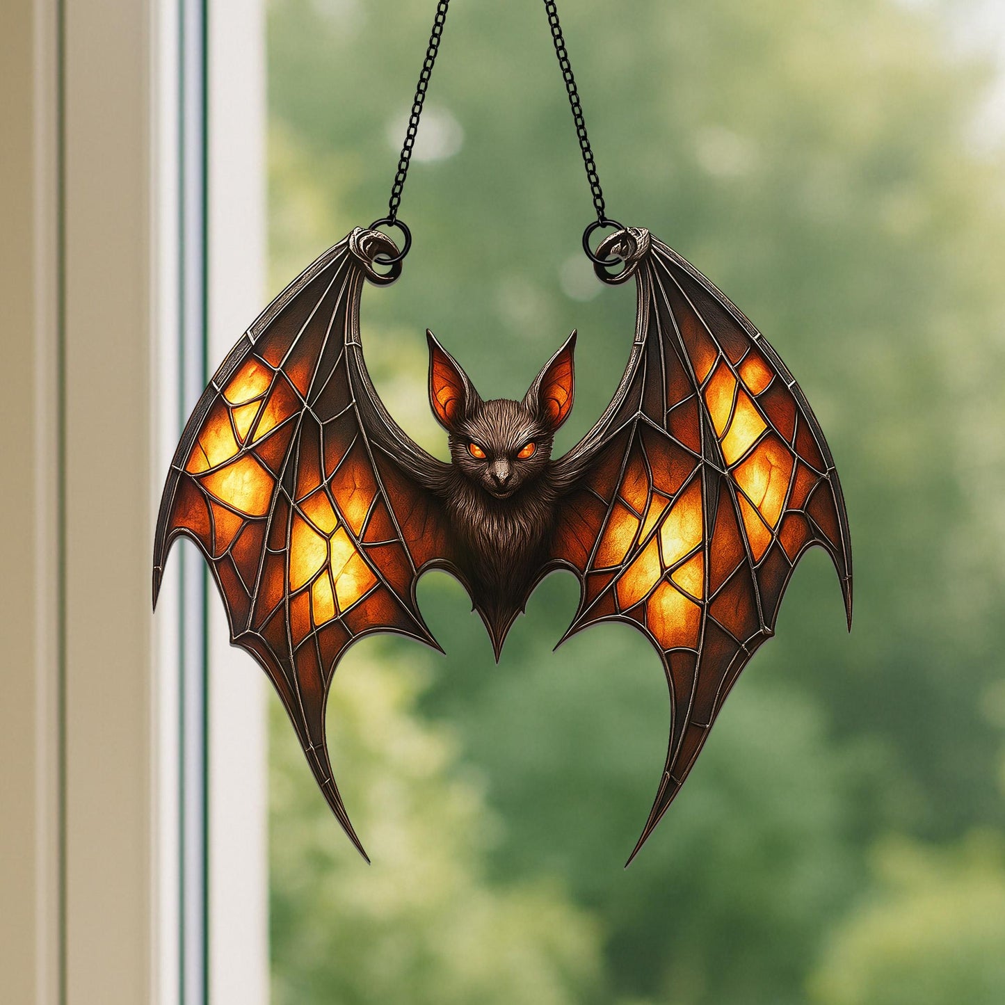 Spooky Bat Acrylic Window Suncatcher
