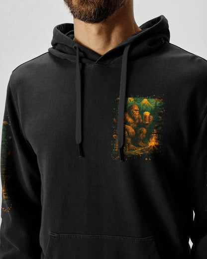 NOT ALL WHO WANDER ARE LOST BIGFOOT COMPASS ALL OVER PRINT