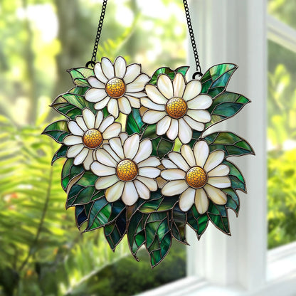 Daisy Flower Acrylic Suncatcher Window