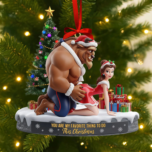Funny Couple Ornament - Personalized Couple Ornament