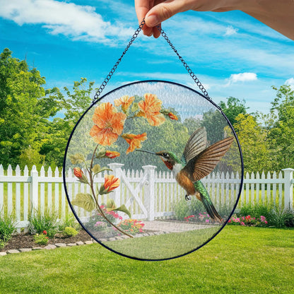 Stained Glass Hummingbird Suncatcher Mom Gifts