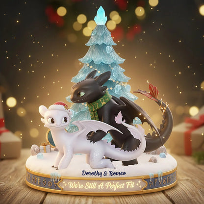 A Perfect Fit Couple, Personalized Gifts For Couple Acrylic Light Box