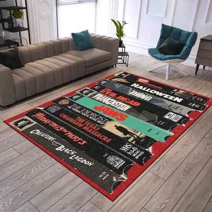 Retro Halloween Vibes Area Rug