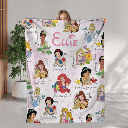 Personalized Princess Blanket
