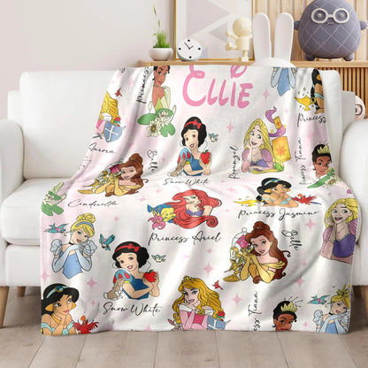 Personalized Princess Blanket