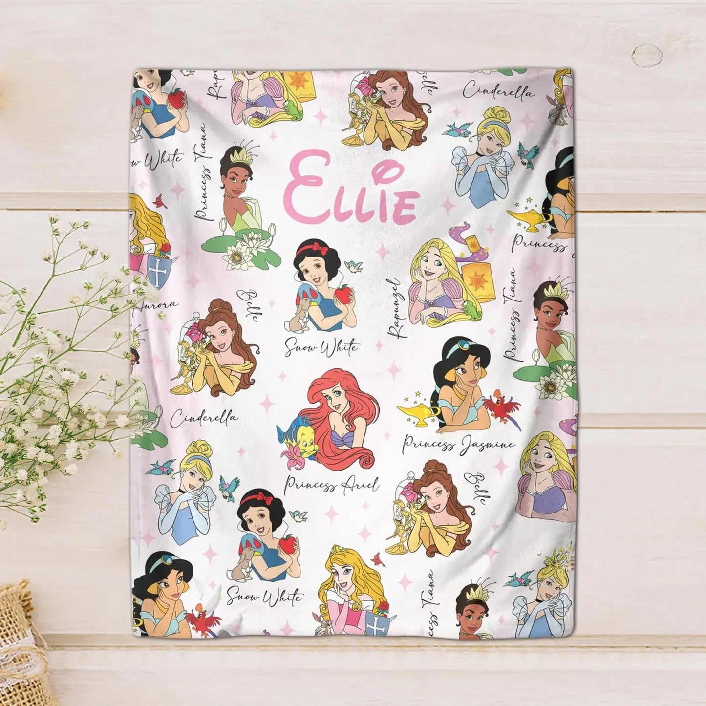 Personalized Princess Blanket