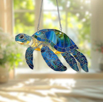 Sea Turtle Acrylic Window Suncatcher