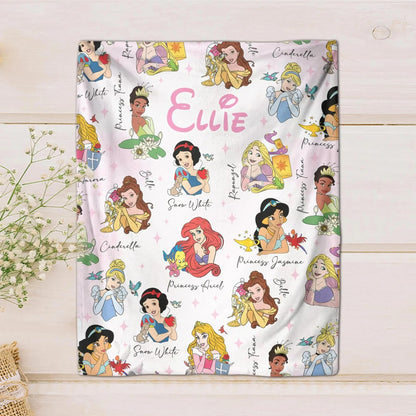 Personalized Princess Blanket
