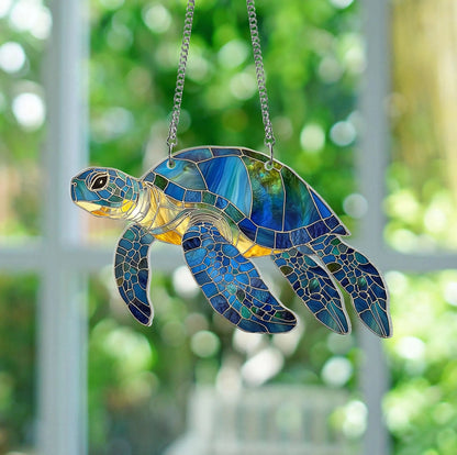 Sea Turtle Acrylic Window Suncatcher