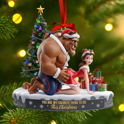 Funny Couple Ornament - Personalized Couple Ornament