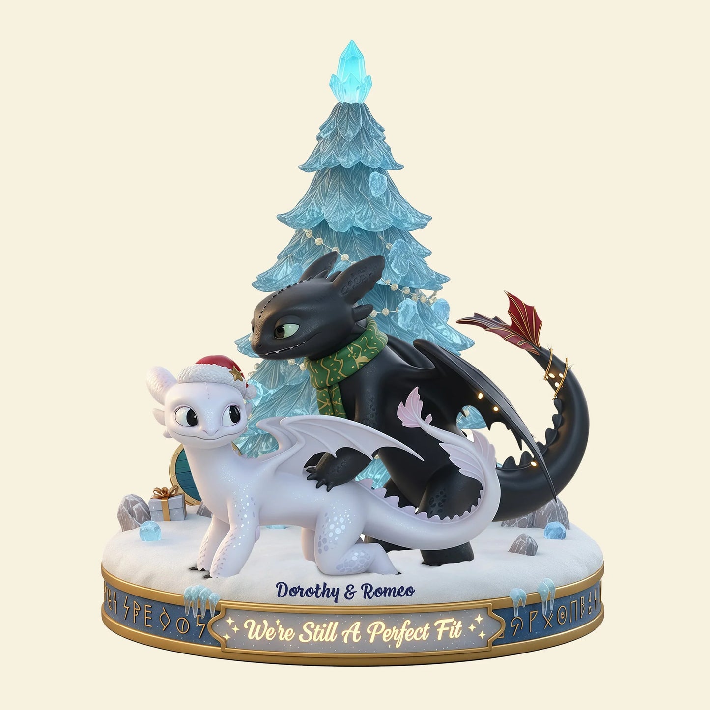 A Perfect Fit Couple, Personalized Gifts For Couple Acrylic Light Box