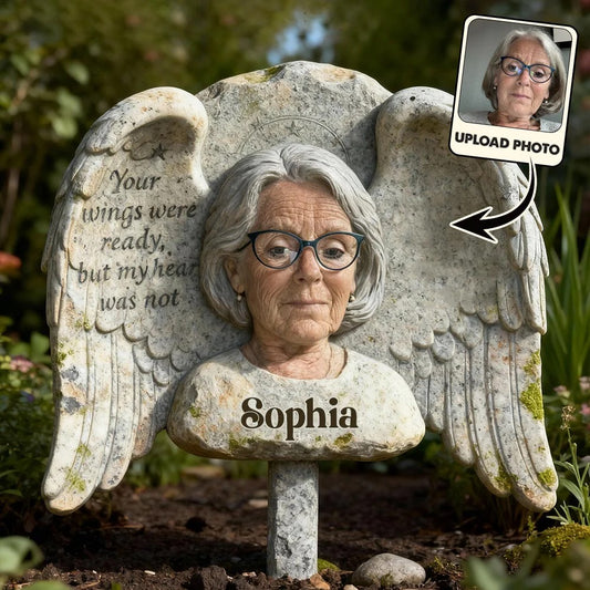 Your Wings Were Ready – Personalized Memorial Acrylic Garden Plaque
