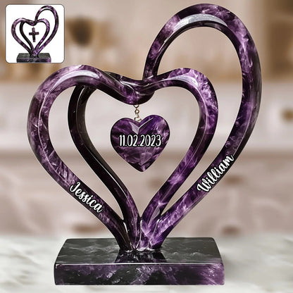 Love Forever - Personalized Custom Shaped Acrylic Plaque