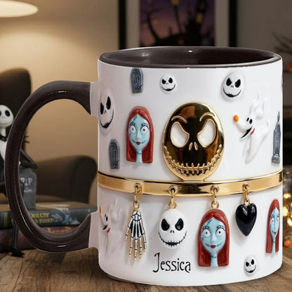 The Couple Nightmare Mug - Personalized Couple Accent Mug