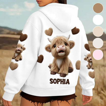 Highland Cow - Personalized All Over Print Shirt