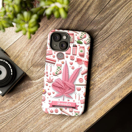 It's 4_20 Somewhere, Personalized Weed Full Print Phone Case