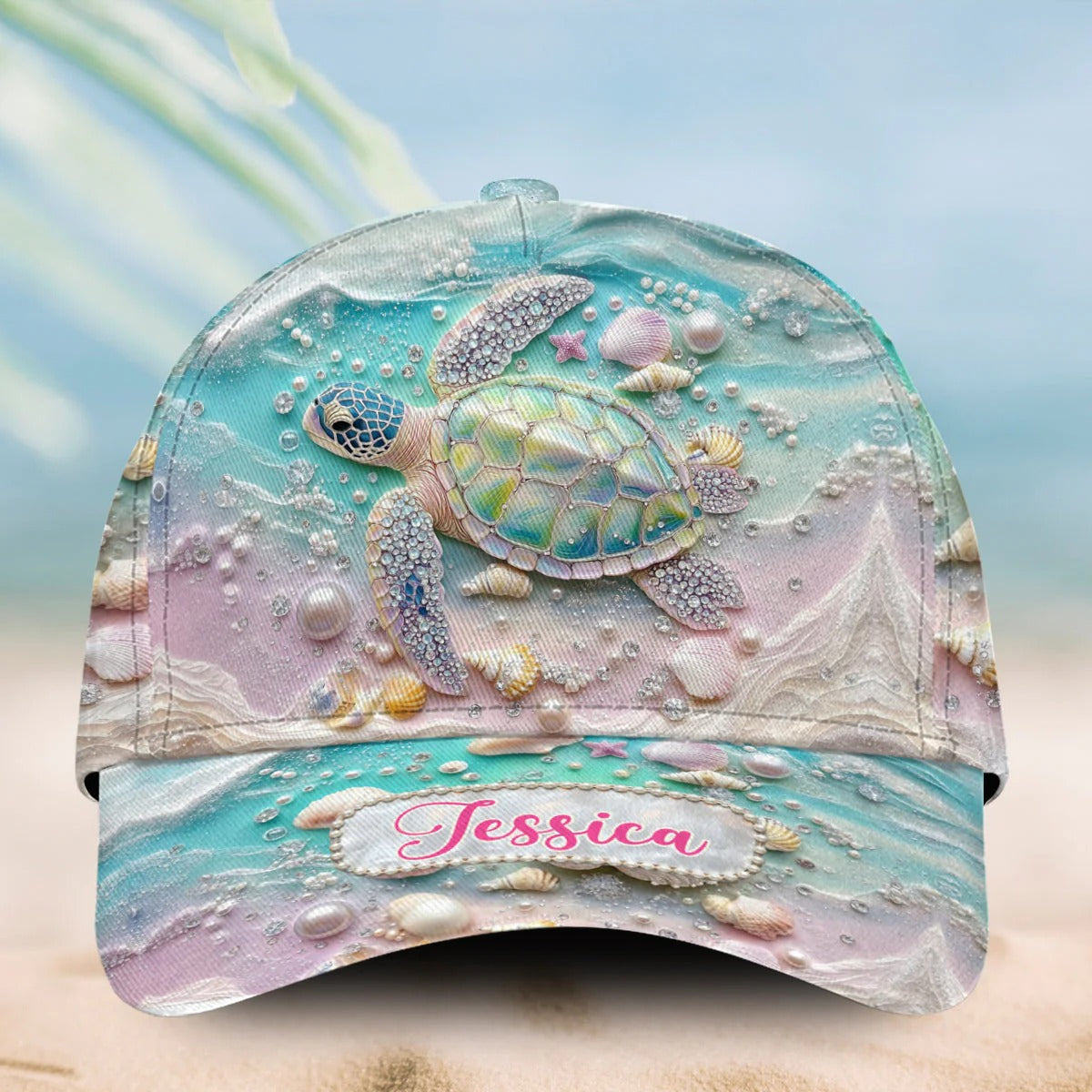 Love Turtles, Personalized Turtle Classic Cap