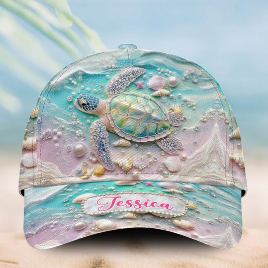 Love Turtles, Personalized Turtle Classic Cap
