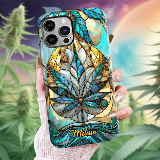 Stunning Leaf, Personalized Weed Phone Case