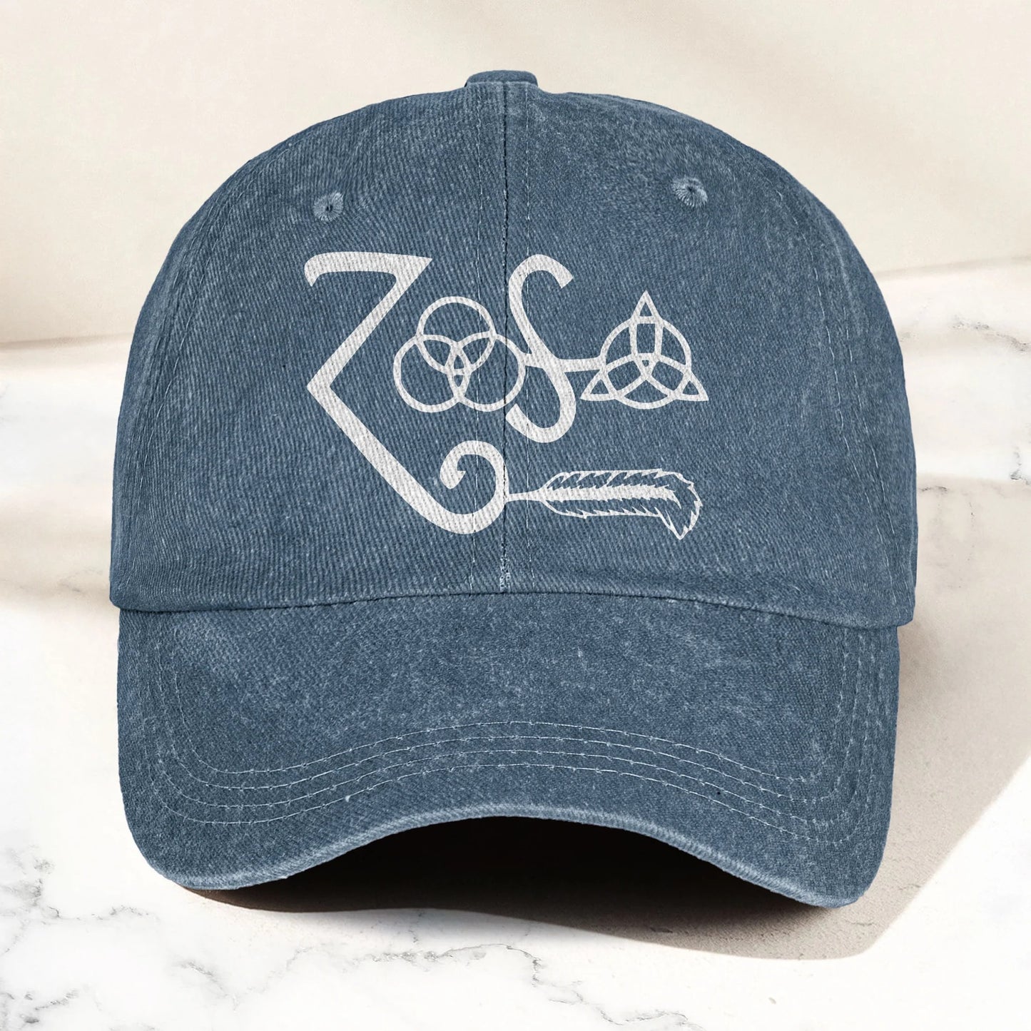 Led Zeppelin Denim Cap – Retro Classic Rock Music Inspired Hat
