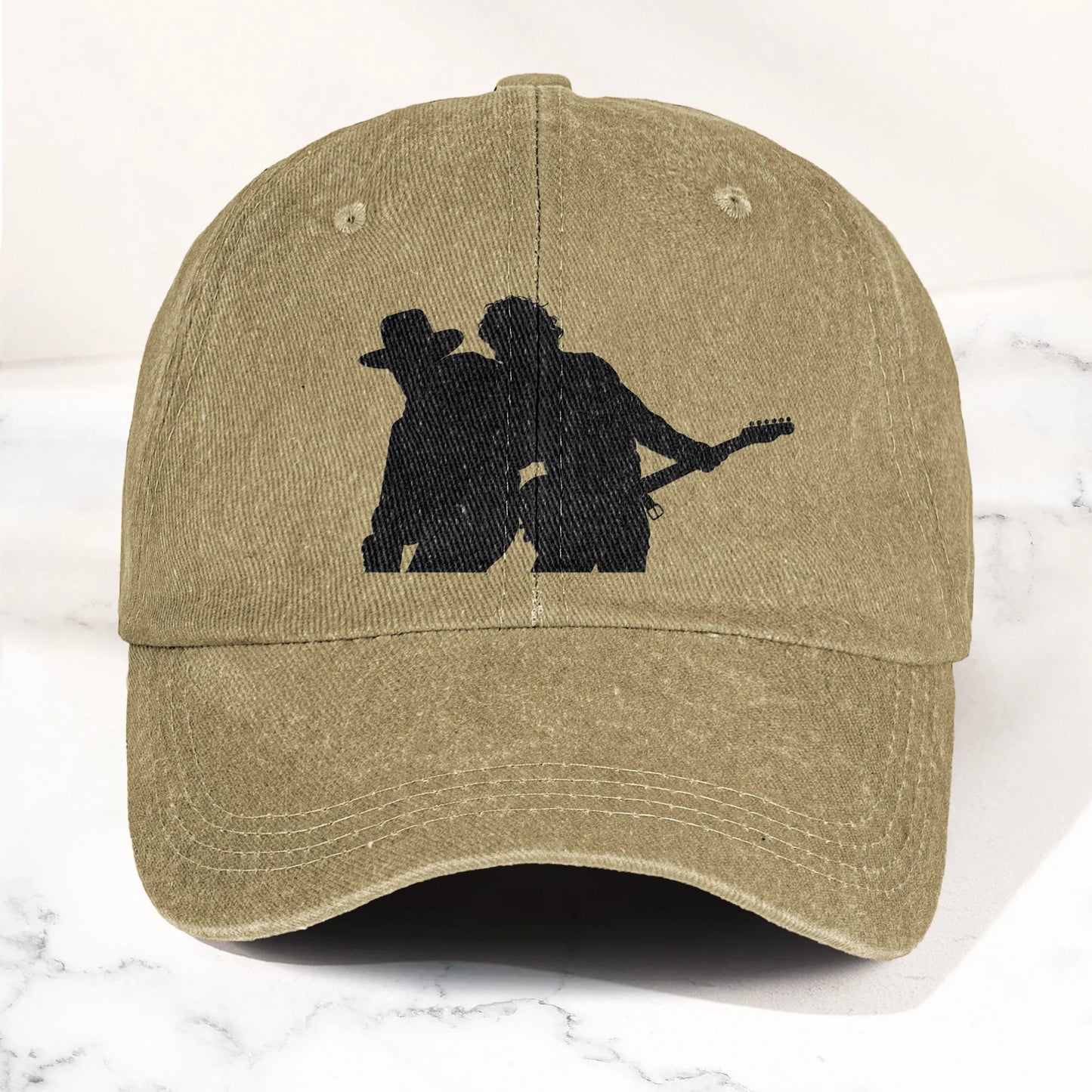 Classic Music Denim Cap – Retro Rock Music Fan Cap