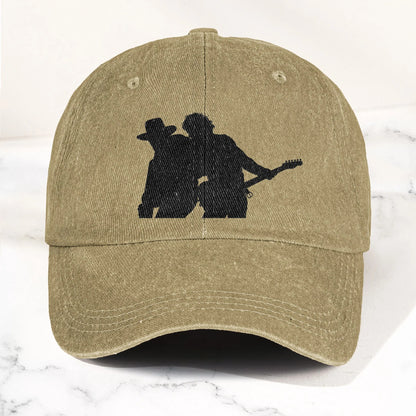Classic Music Denim Cap – Retro Rock Music Fan Cap