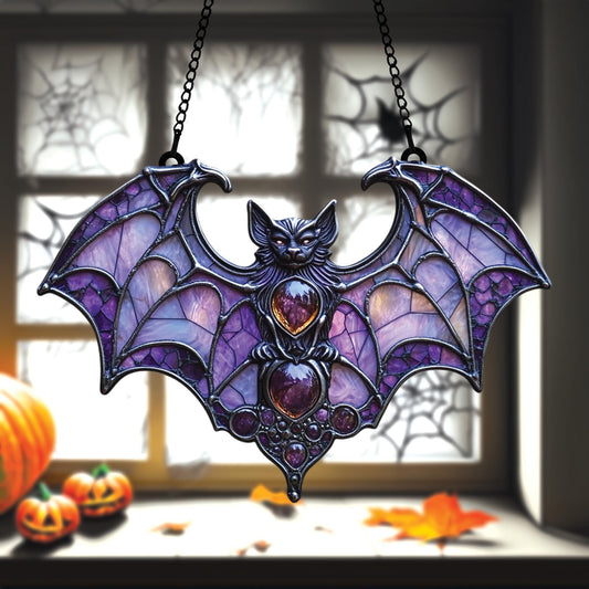 Gothic Bat Acrylic Window Suncatcher
