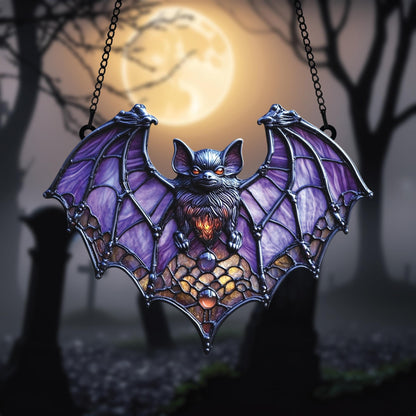 Gothic Bat Acrylic Window Suncatcher