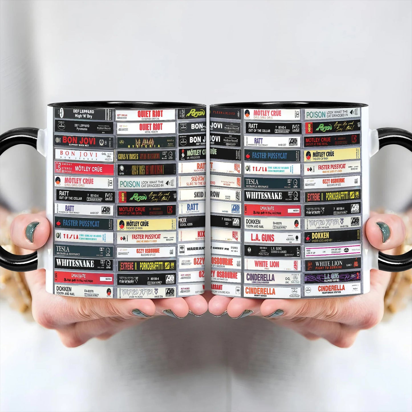 Metal Heavy Metal Kings Classic Tapes Accent Coffee Mug