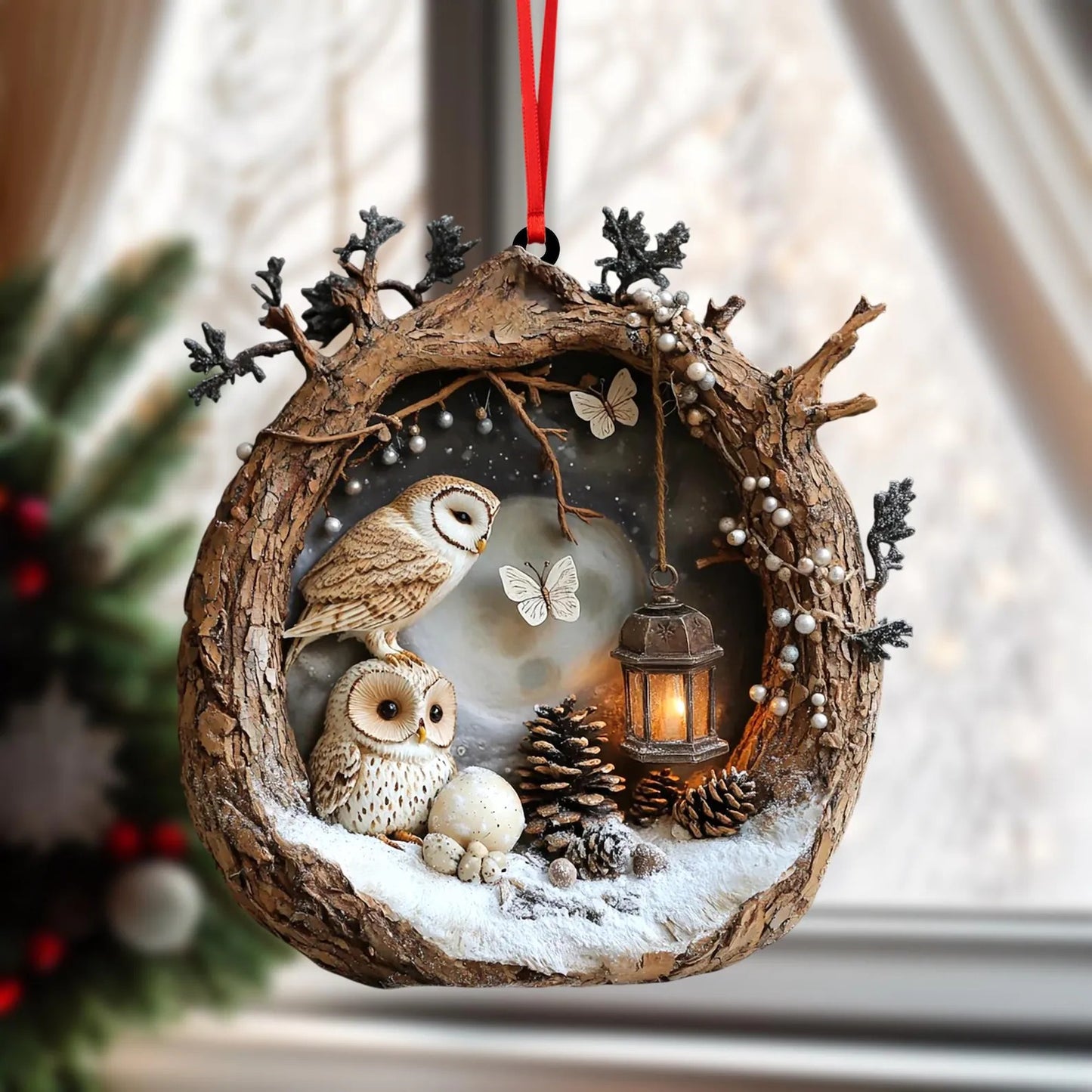 Owl Ornament - Christmas Gift Ornament