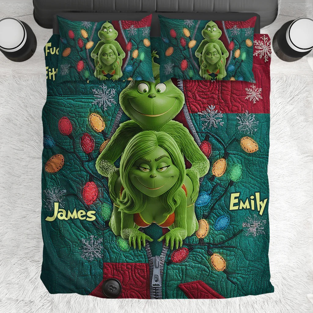 I Love You - Personalized Stole Christmas Bedding Set