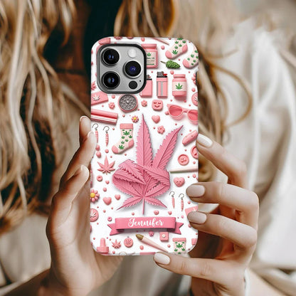 It's 4_20 Somewhere, Personalized Weed Full Print Phone Case